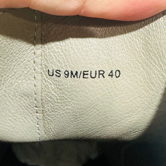 Vince Kimmy Women 9 Booties Hazel Stone Suede Square Toe Block Heel Ankle Boots - Picture 15 of 16